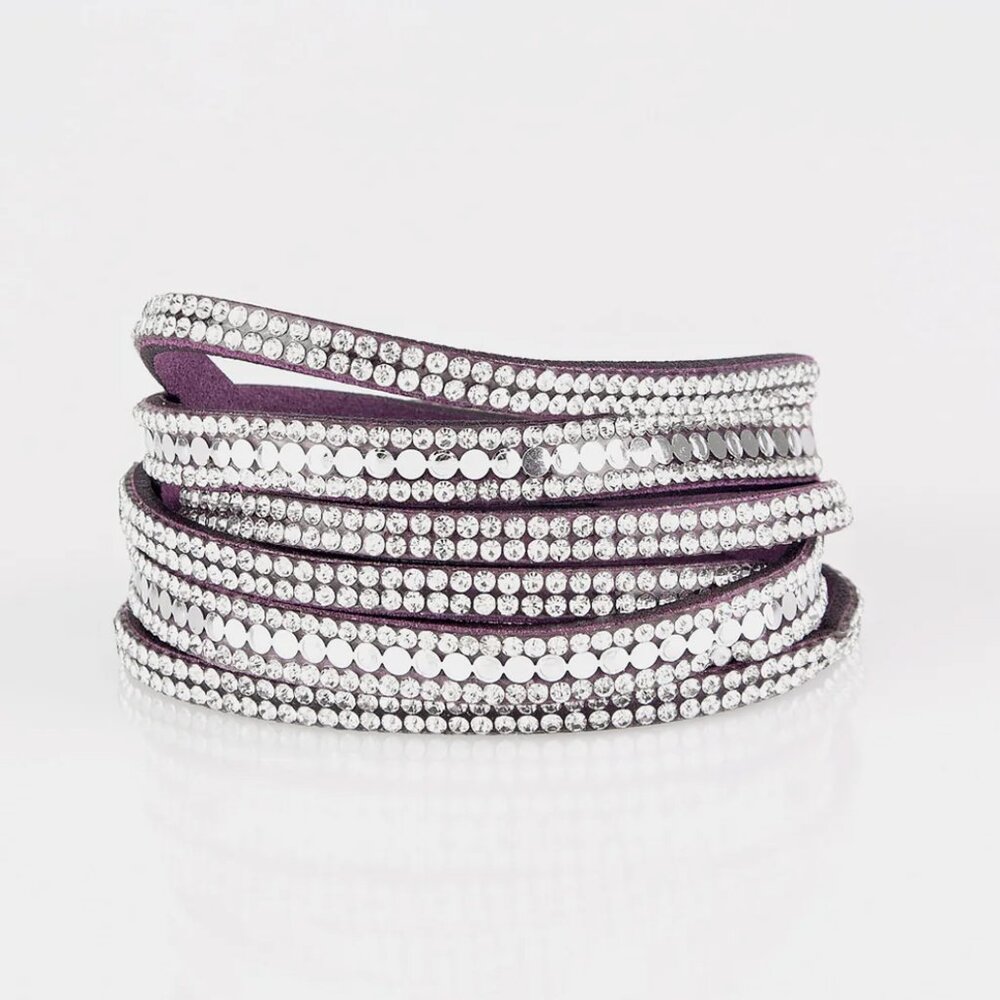 Paparazzi Rock Star Attitude Purple Urban Bracelet